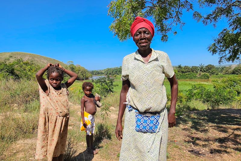 Portrait près des chutes de Binga - Province de Cuanza Sud - Angola