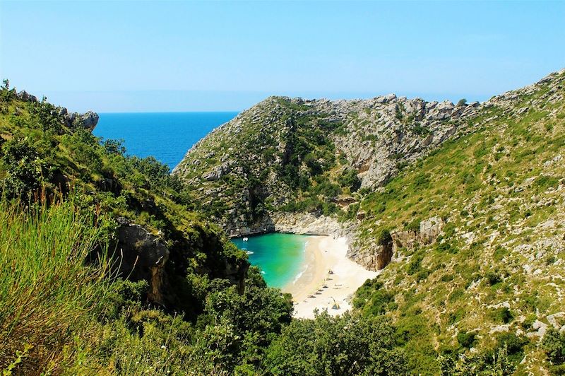 Plages vierges sur la Riviera albanaise - Albanie