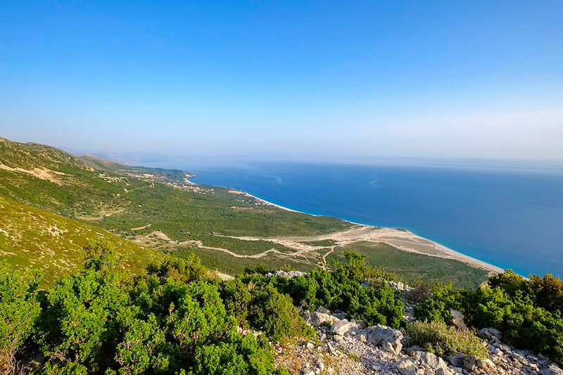 Vue depuis le col de Llogara - Albanie