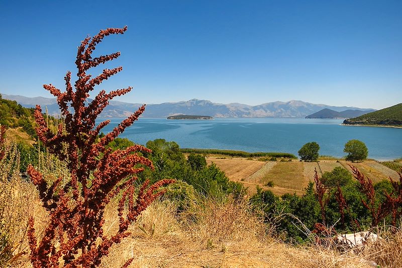 Vue sur le Lac Prespa - Korçë - Albanie