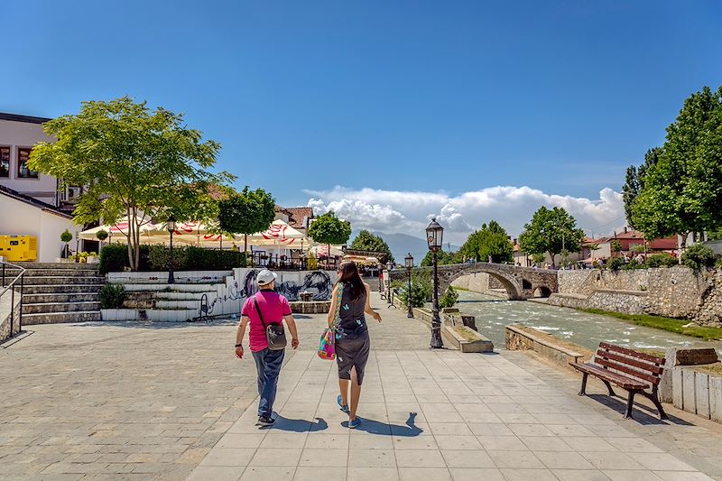 Dans les rues de Prizren - Kosovo