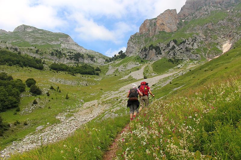 Randonnée vers la bergerie de Rama - Vallée de Valbona - Albanie