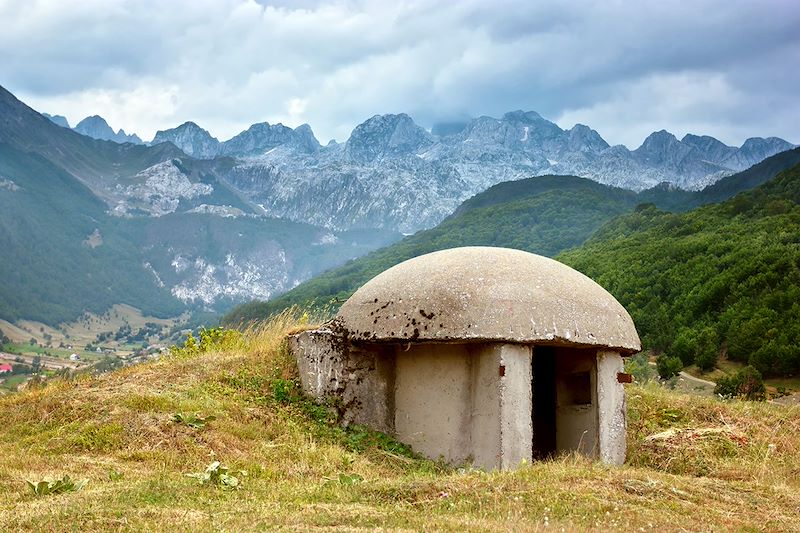 Bunker dans les Alpes albanaises