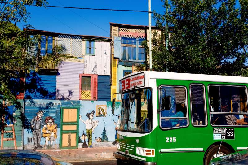 Street art dans le quartier de La Boca - Buenos Aires - Argentine