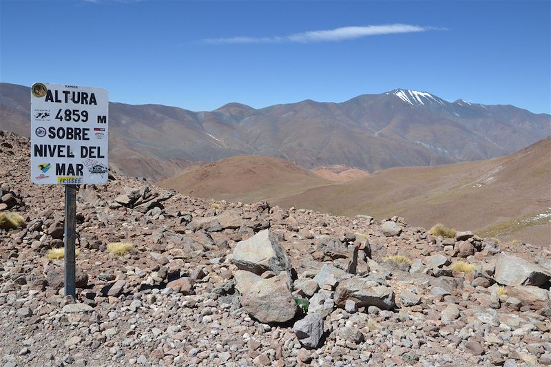 Route entre Cachi et San Antonio de Los Cobres - Argentine