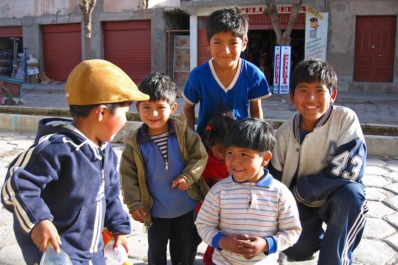 Enfants à Tupiza - Province de Sud Chichas - Département de Potosí - Bolivie