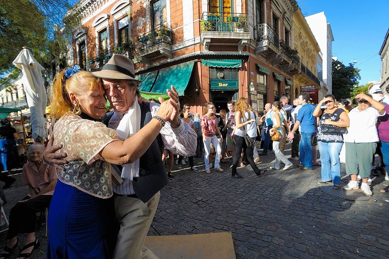 Dans les rues du quartier de San Telmo - Buenos Aires - Argentine