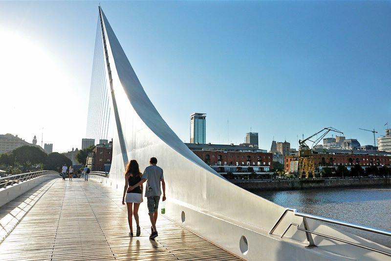 Pont suspendu Puente de la Mujer - Buenos Aires - Argentine