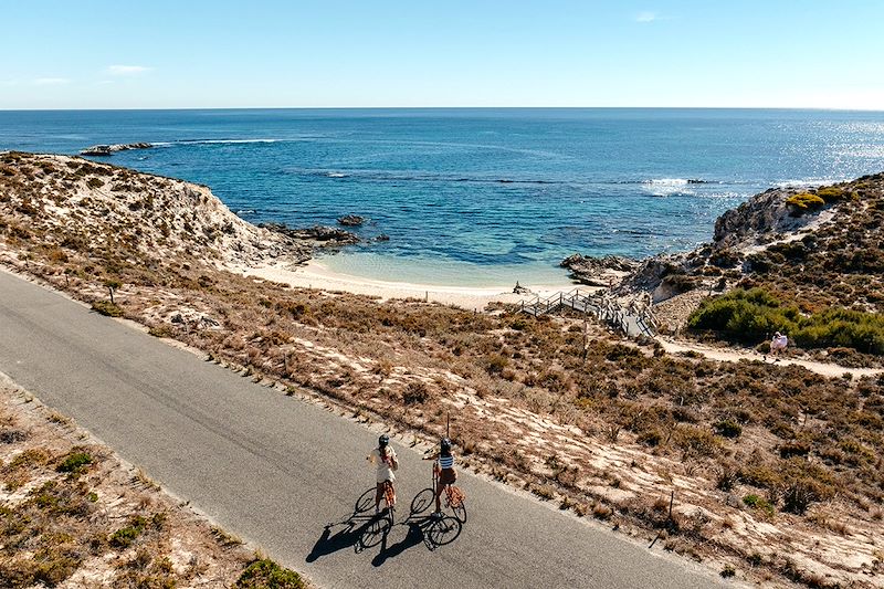 Cyclistes à Rottnest Island - Australie-Occidentale - Australie
