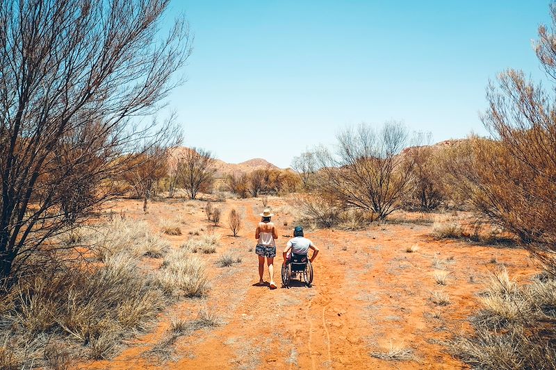 Accessibilité à Ayers Rock - en Australie