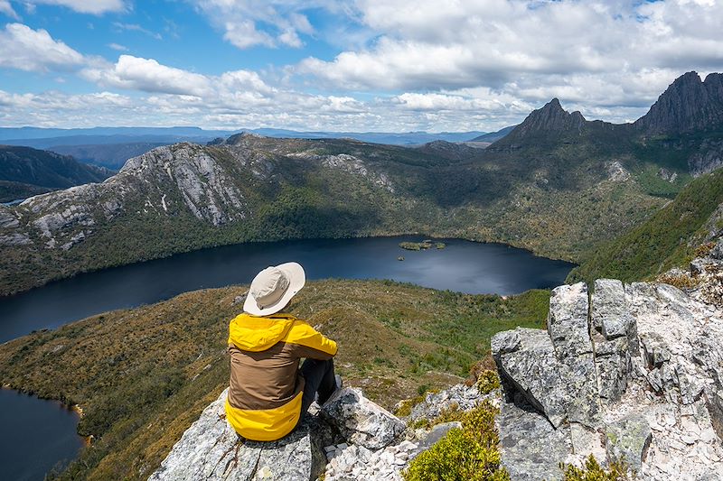 Sur le sentier Marions Lookout - Cradle Mountain - Tasmanie - Australie