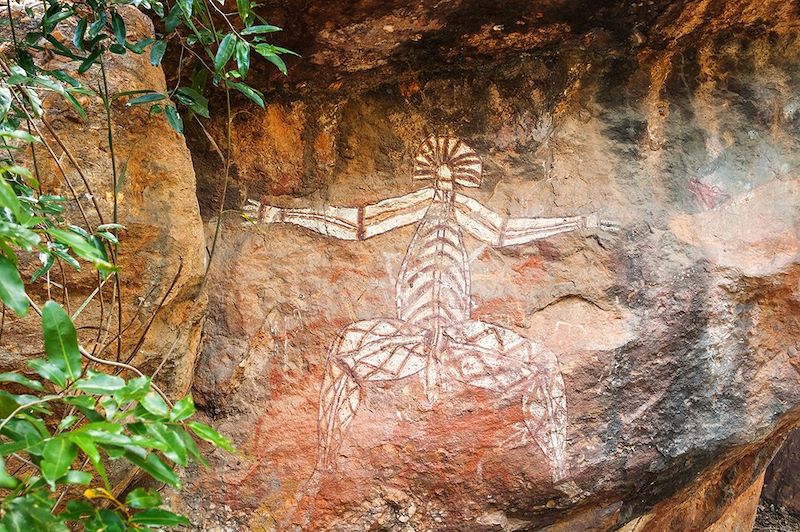 Peintures aborigènes - Nourlangie Rock - Parc National de Kakadu - Australie