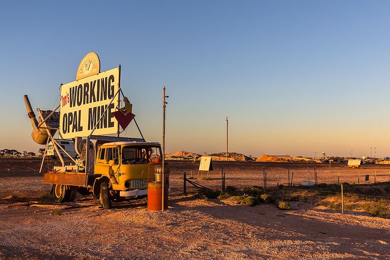 Mine d'opale à Coober Pedy - Australie