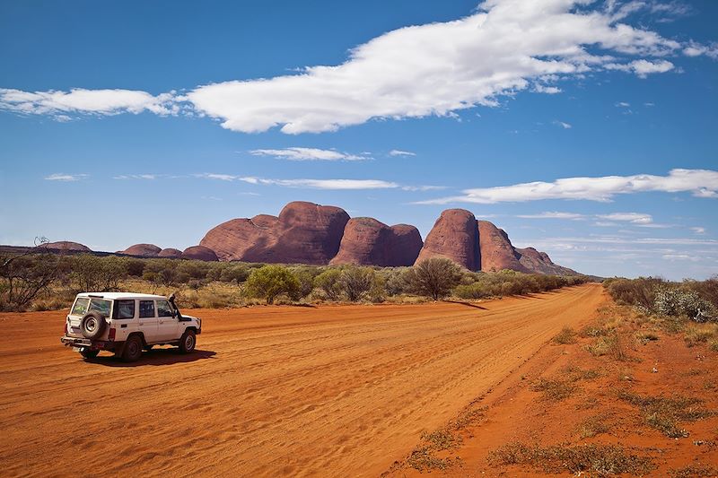 En 4x4 dans les Kata Tjuta - Australie