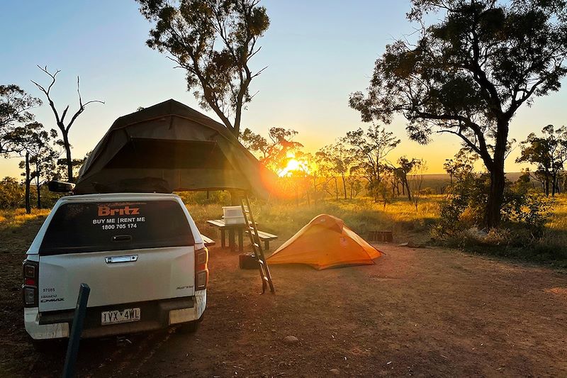 4x4 avec tente sur toit - Australie