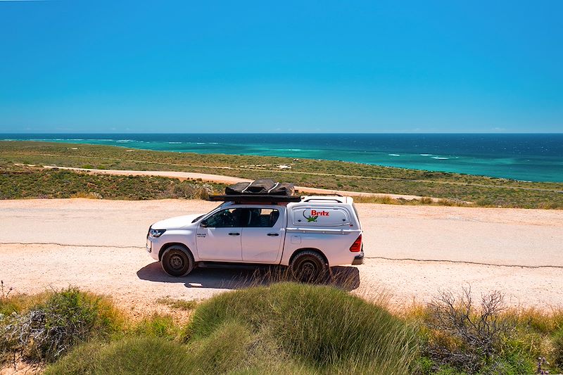 4x4 avec tente sur toit - Exmouth - Australie