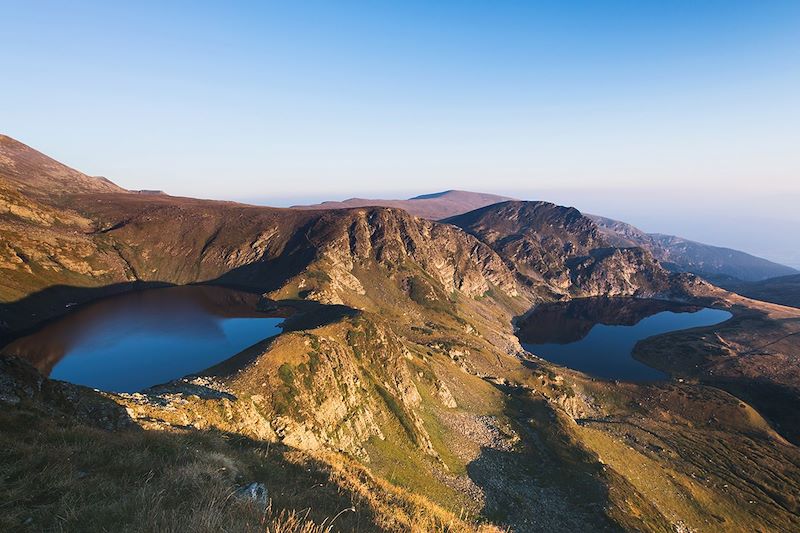 Deux des sept lacs de Rila, Okoto et Bybreka - Massif du Rila - Bulgarie