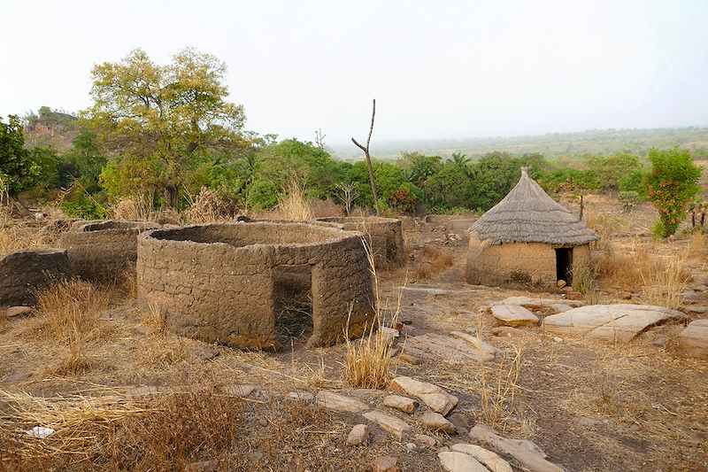 Habitations traditionnelles au village de Tanéka-Béri - Bénin