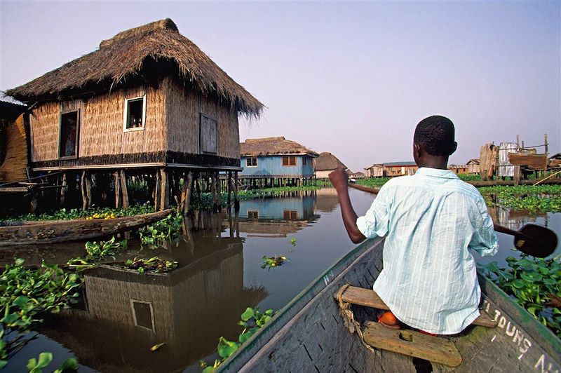 Traversée en pirogue du lac Nokoué - Ganvié - Bénin