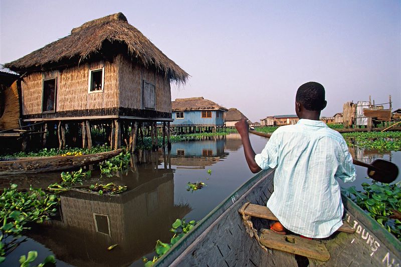 Traversée en pirogue du lac Nokoué - Ganvié - Bénin