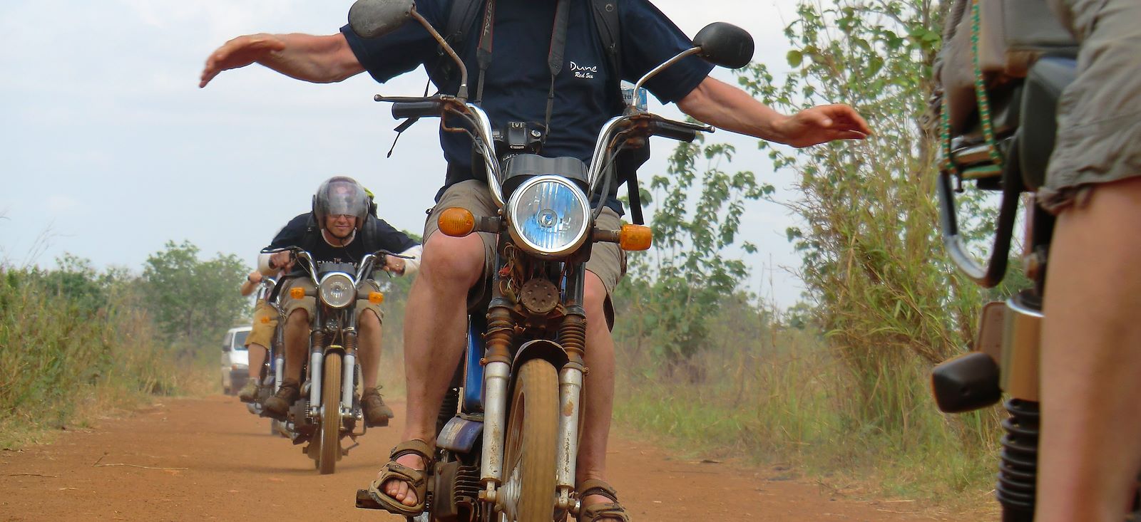 Voyage à moto - La tête dans le guidon