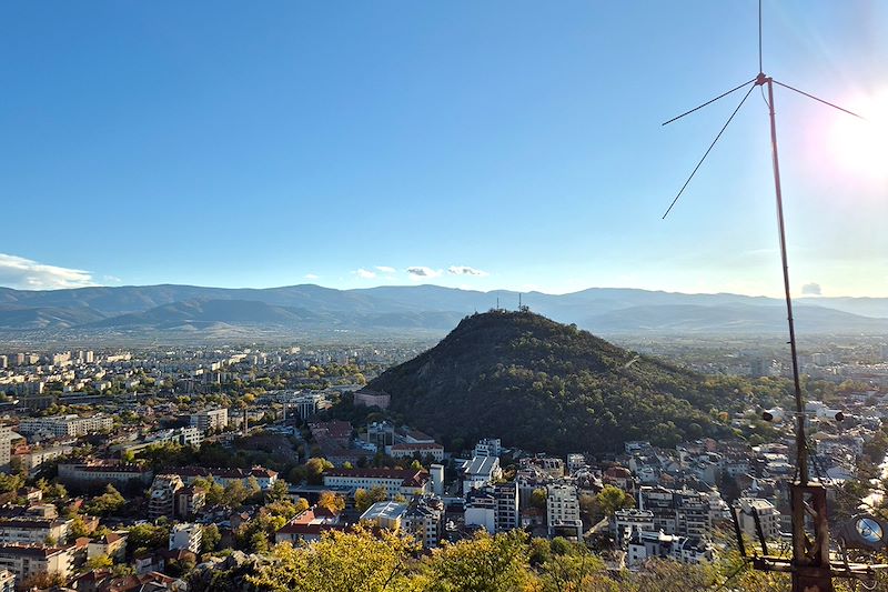 Plovdiv vue depuis la colline de Bunarjik - Oblast de Plovdiv - Bulgarie
