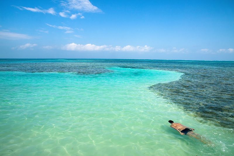 Baignade à Caye Caulker - Belize