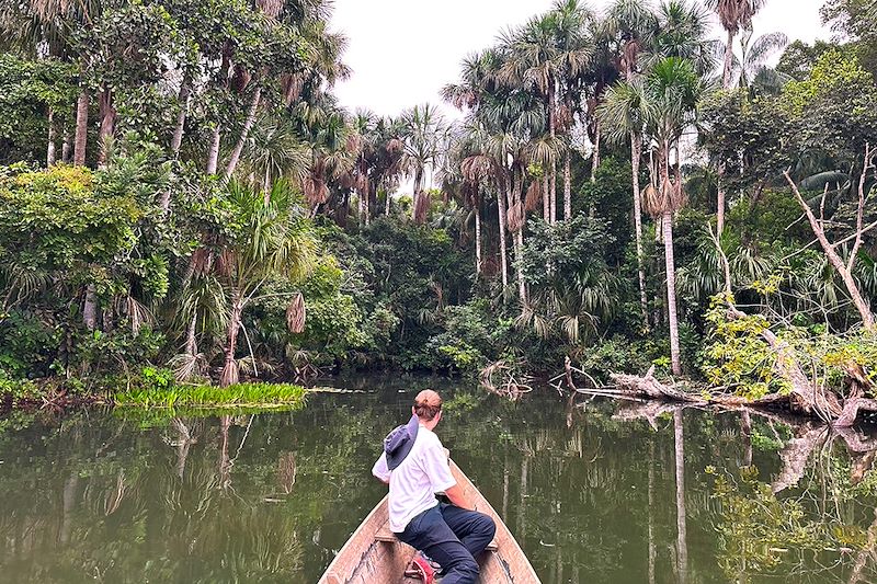 En pirogue - Bolivie