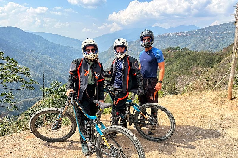 Cyclistes en Bolivie