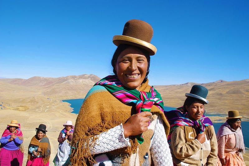Femmes du village Aymara - Tuni - Cordillère Royale - Bolivie
