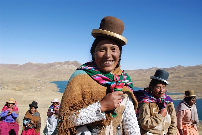 Femmes du village Aymara - Tuni - Cordillère Royale - Bolivie
