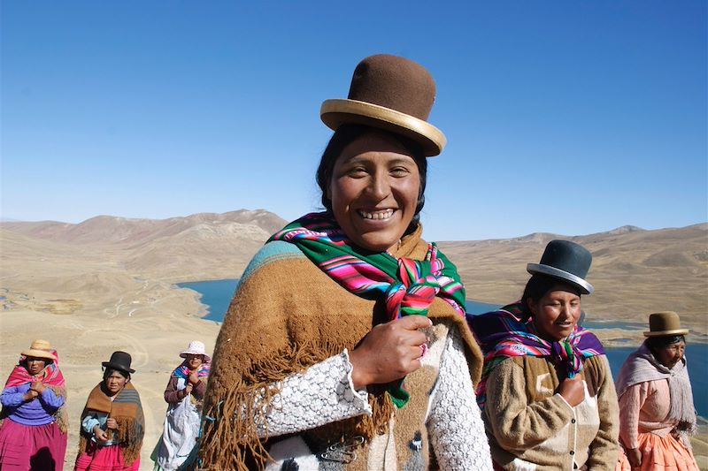 Femmes du village Aymara - Tuni - Cordillère Royale - Bolivie