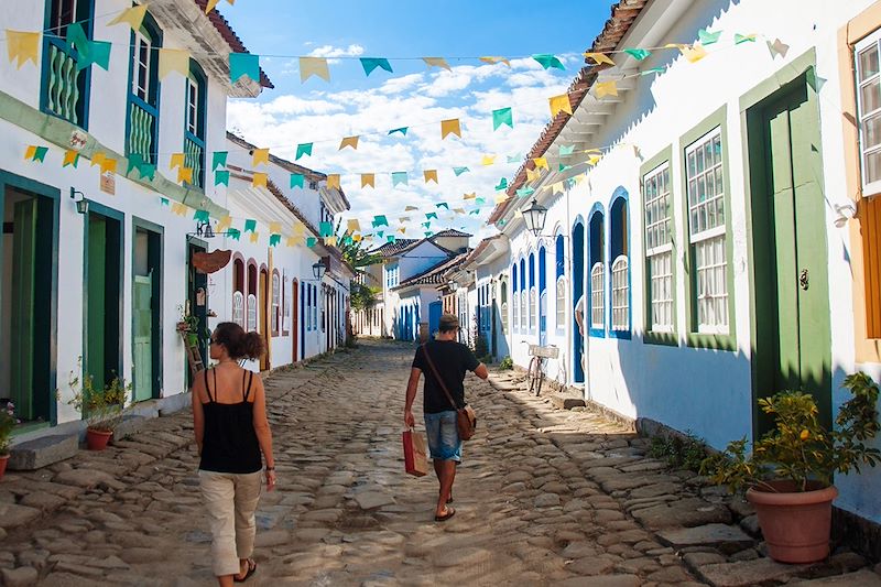 Dans les rues de Parati - Brésil