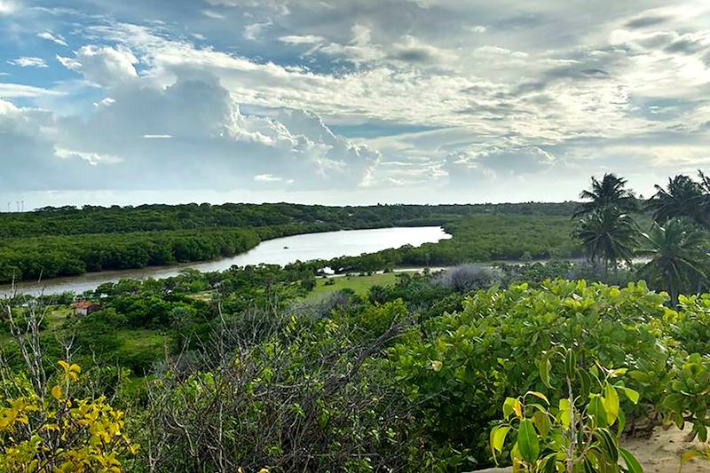 Rio Aracatiaçu à Moitas - État du Ceará - Brésil