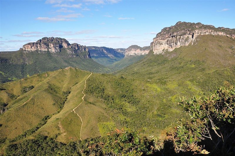 Montagne Morro do Pai Inacio - Parc national de la Chapada Diamantina - Brésil