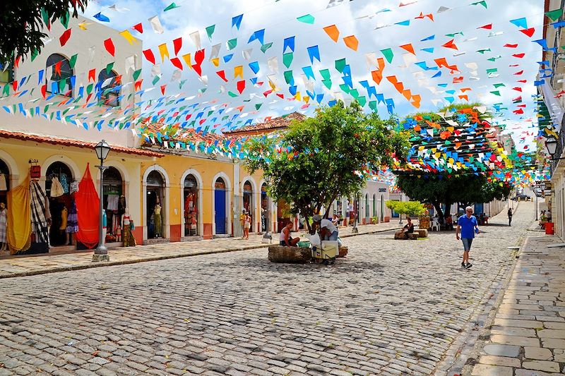 Rue de São Luís - Maranhão - Nordeste - Brésil