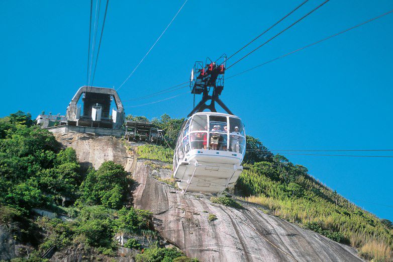 Téléphérique pour se rendre au Pain de Sucre
