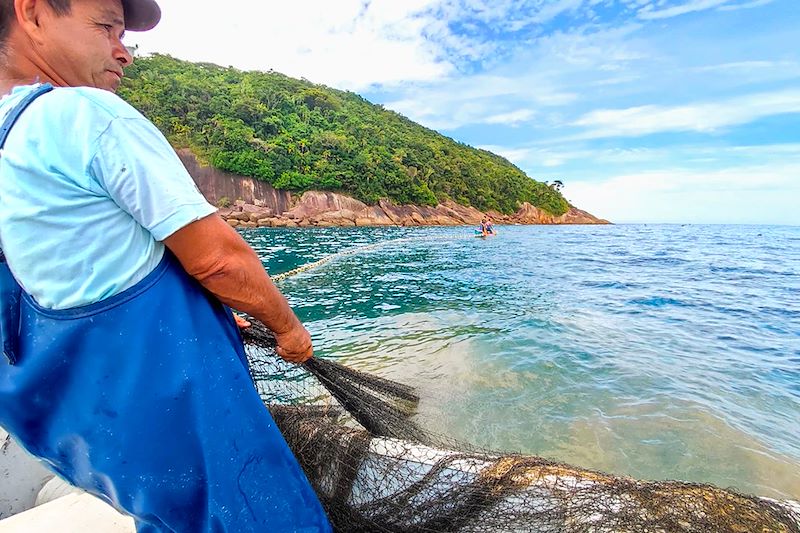 Pêcheur à Ponta Negra - Brésil