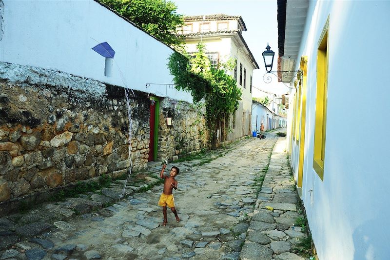 Dans les rues de Parati - Rio de Janeiro - Brésil