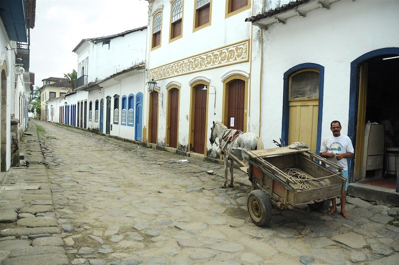 Dans les rues de Parati - Rio de Janeiro - Brésil