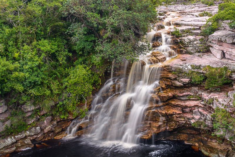 Cachoeira do Poço do Diabo - Chapada Diamantina - Etat de Bahia - Brésil