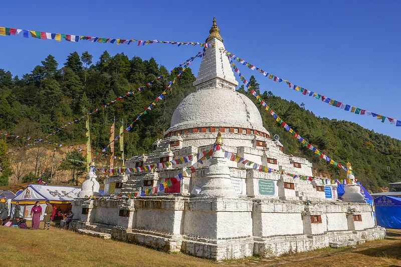 Chorten de Chendebji près de Trongsa  - Bhoutan