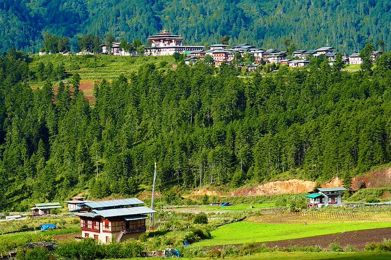 Village de Gangtey - Vallée de Phobjikha - Bhoutan