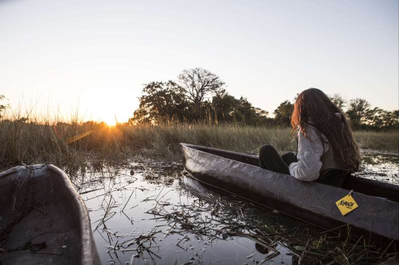 Ma p'tite cabane sur l'Okavango