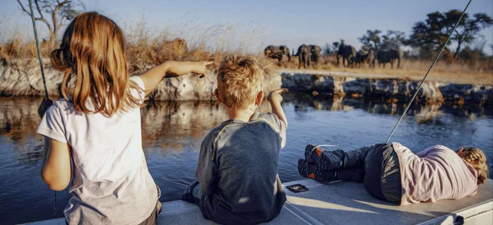 Safari en famille à la découverte des plus beaux parcs du Botswana et des chutes Victoria. Le voyage qui met les enfants dehors ! 