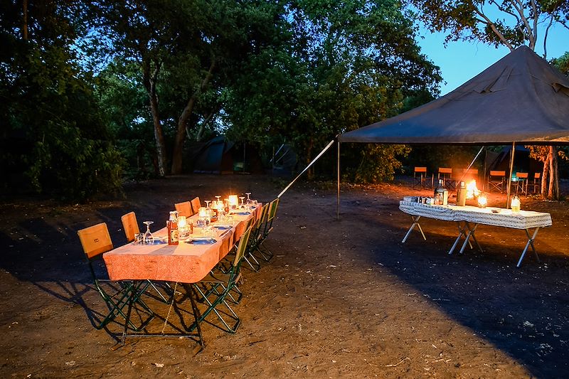 Soirée au campement - Botswana