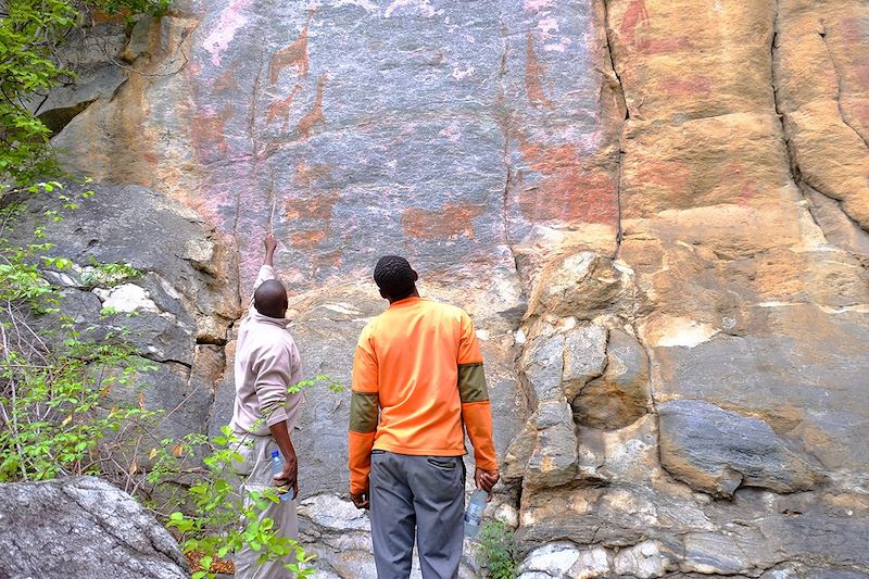 Peintures rupestres - Tsodilo Hills - Botswana