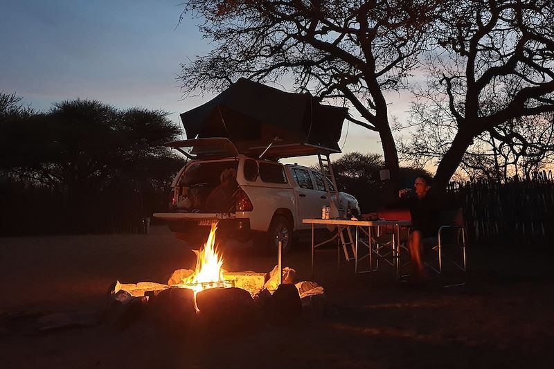 Camping au Botswana
