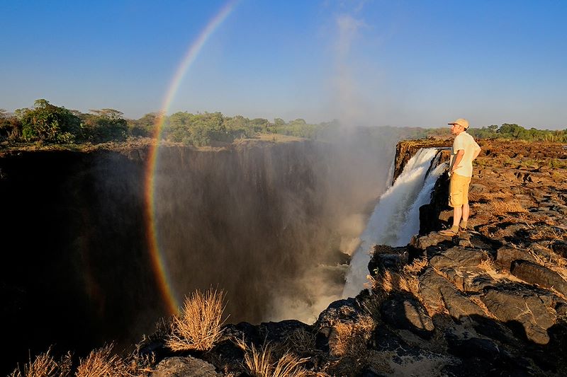 Arc-en-ciel sur les Chutes Victoria - Livingstone - Zambie