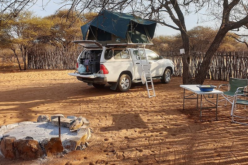 Camping au Botswana